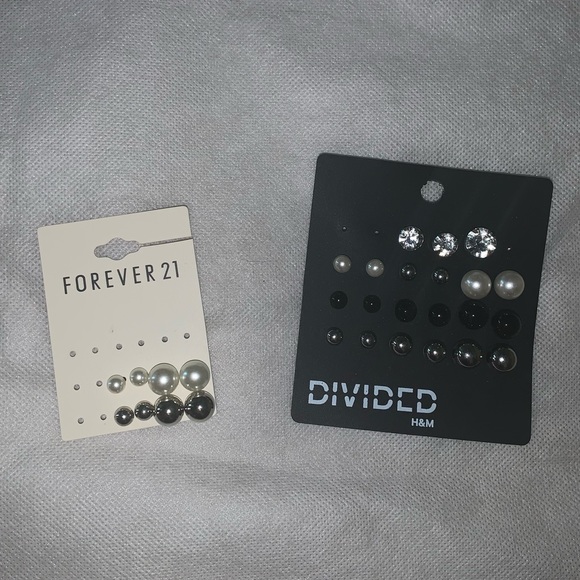 Earrings bundle 14 pairs NWT H&M Forever 21 💎 - Picture 2 of 12